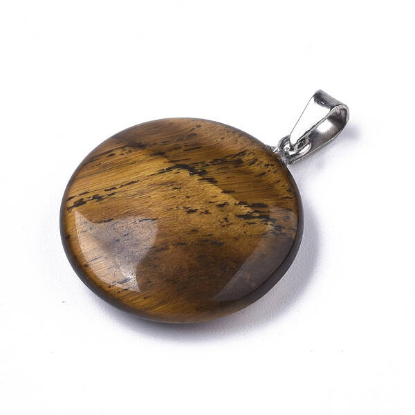 Synthetic Tiger Eye Pendants