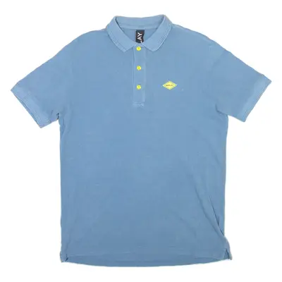 REPLAY Mens Polo Shirt Blue M