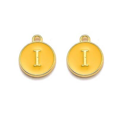 Golden Plated Alloy Enamel Charms