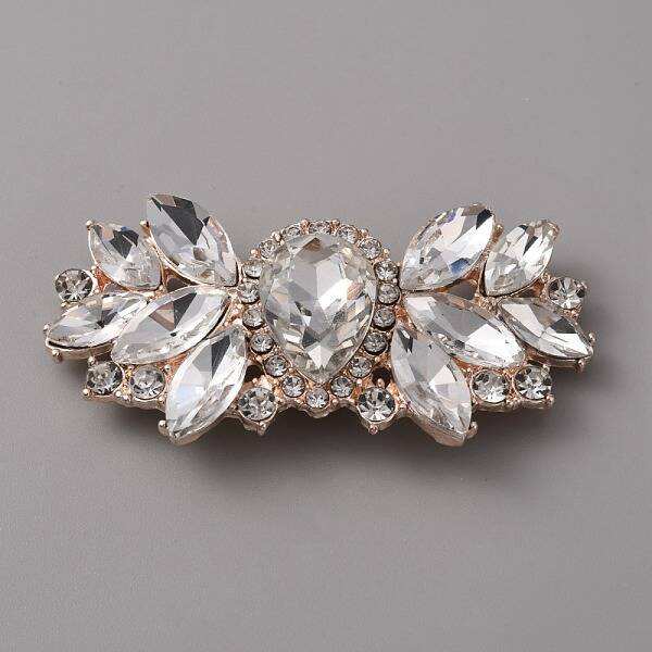 Alloy Rhinestone Shoe Decorations