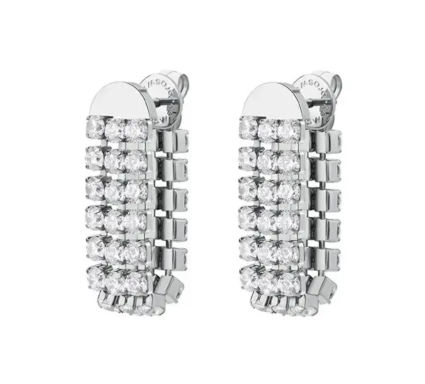 Brosway Luxurious Stainless Steel Earrings with Cubic Zirconia Desidery BEIE027