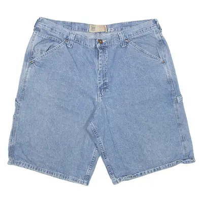 LEE Carpenter Mens Denim Shorts Blue XL W40