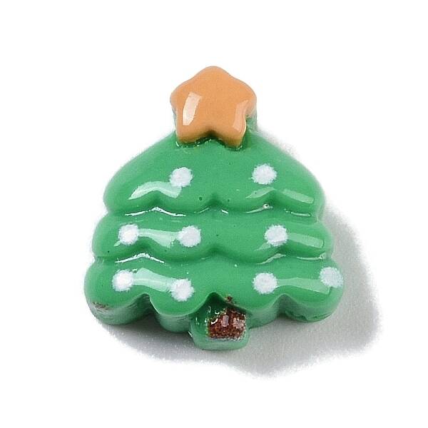 Opaque Christmas Theme Resin Cabochons