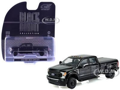 2020 Ford F-450 XL Super Duty Pickup Truck Black Black Bandit Series 31 1/64 Diecast Model Car by Greenlight