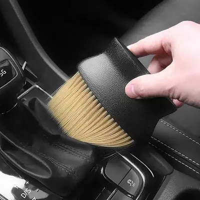 Car Dust Removal Brush, ABS Car Air Outlet Cleaning Brush, Universal Car Accessories, Soft Brush Dust Auto Supplies