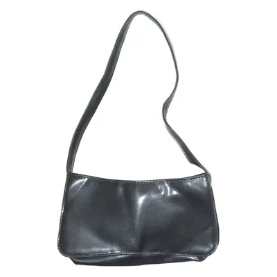 Womens Shoulder Bag Black Faux Leather