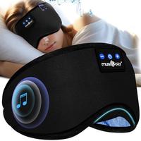 MUSICOZY Sleep Headphones, Bluetooth 5.4 Sleep Mask Headband Headphones Eye Mask,Wireless Music Earbuds Earphones,Breathable ...