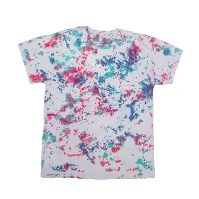 Tie Dye T-Shirt Blue Short Sleeve Mens S