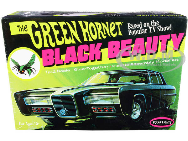 Skill 2 Model Kit Black Beauty The Green Hornet (1966-1967) TV Series 1/32 Scale Model by Polar Lights