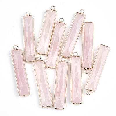 Natural Rose Quartz Pendants