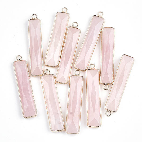 Natural Rose Quartz Pendants
