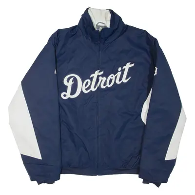 Detroit Nba Mens Jacket Blue USA L