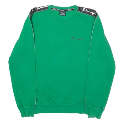 CHAMPION Mens Sweatshirt Green XS