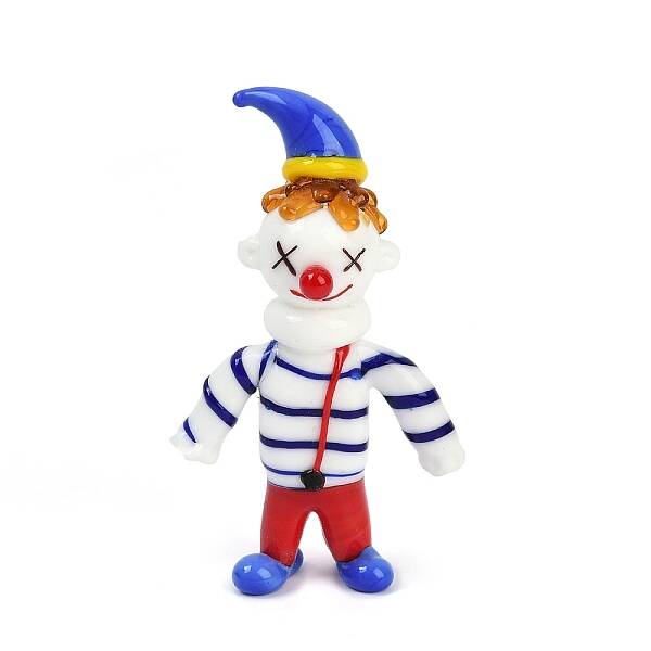 Handmade Lampwork Clown Display Decorations