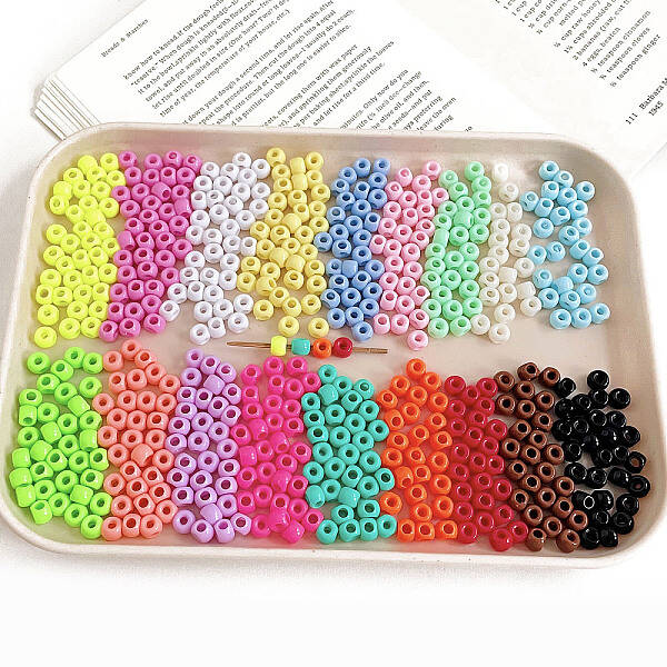 Opaque Acrylic Beads