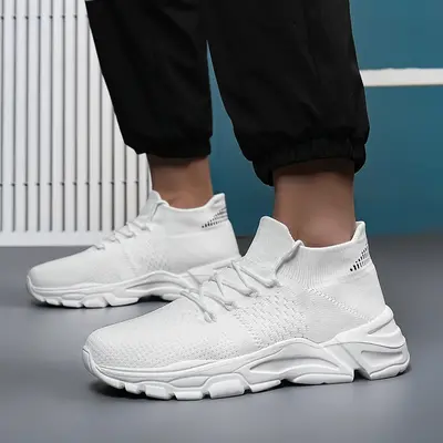 Men's New Casual Lace Up Low Top Sneakers for Treadmill Wear As Father's Day Gift, Lightweight Breathable Comfortable Sports ...