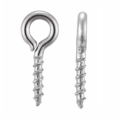 Tarnish Resistant 304 Stainless Steel Screw Eye Pin Peg Bails