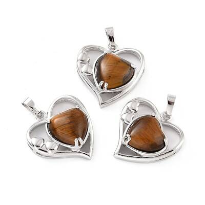 Natural Tiger Eye Pendants