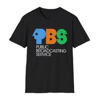 Vintage P.B.S T-Shirt - Retro Public Broadcasting Service Tee - 70s 80s Nostalgia Shirt for Classic TV Fans
