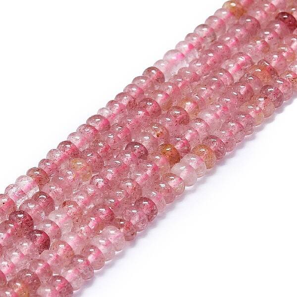 Natural Strawberry Quartz Beads Strands
