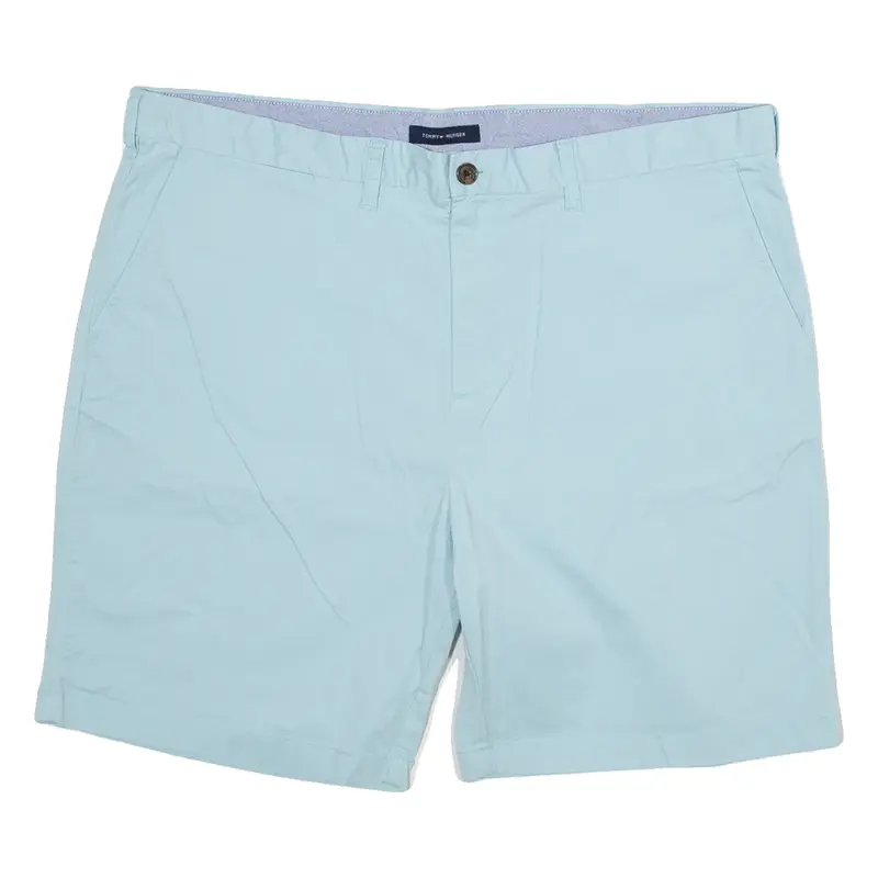 TOMMY HILFIGER Womens Pedal Pushers Shorts Blue XL W42