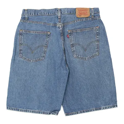 569 Levis Denim Shorts - 36W 11L Blue Cotton