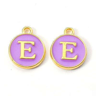 Golden Plated Alloy Enamel Charms