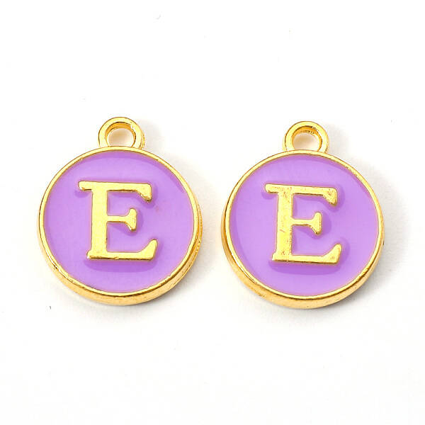 Golden Plated Alloy Enamel Charms