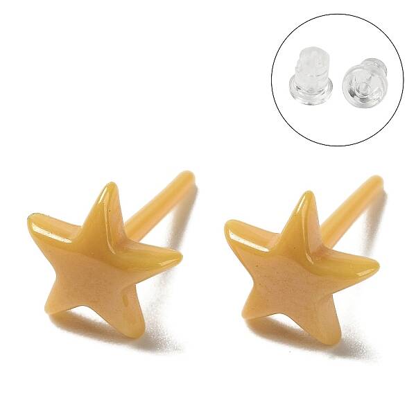 Hypoallergenic Bioceramics Zirconia Ceramic Stud Earrings