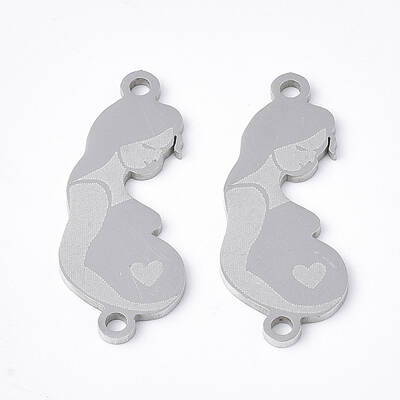 Non-Tarnish 201 Stainless Steel Links connectors