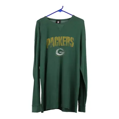 Green Bay Packers Nfl NFL Long Sleeve T-Shirt - Large Green Cotton