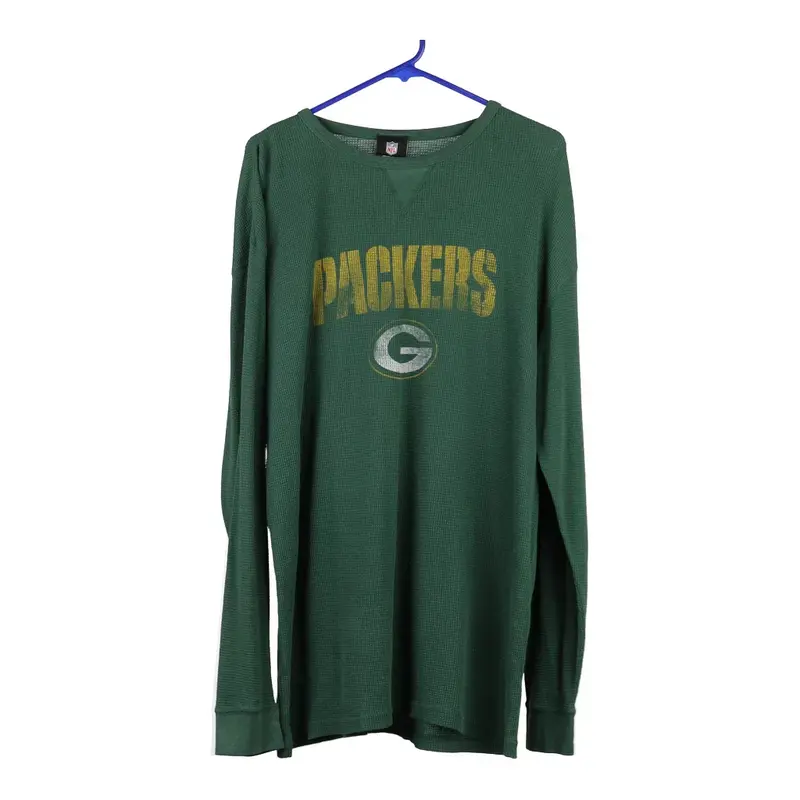 Green Bay Packers Nfl NFL Long Sleeve T-Shirt - Large Green Cotton