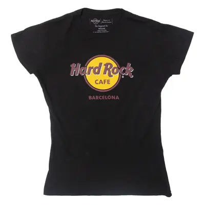 HARD ROCK CAFE Barcelona Womens T-Shirt Black M