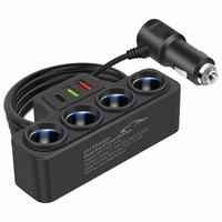 Car Charger, 12V 24V QC 3.0 & USB & PD Fast Charging Charger, Electronic Smartphone Charger, Car Charger with LED Display for...