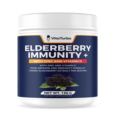 Elderberry Immunity+ (With Zinc & Vitamin C) - 156 Grams