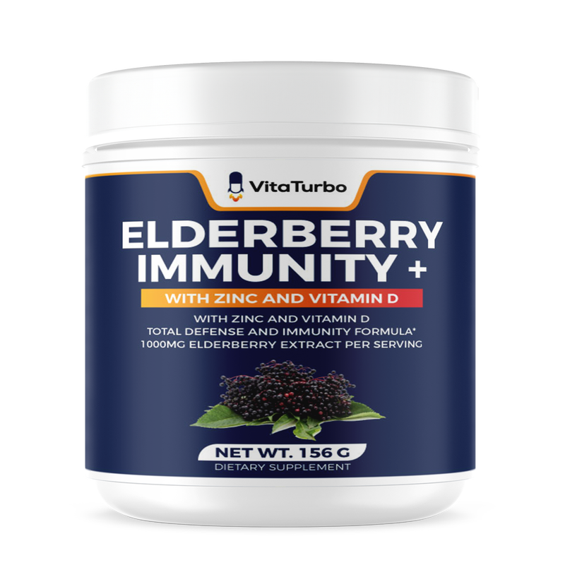 Elderberry Immunity+ (With Zinc & Vitamin C) - 156 Grams