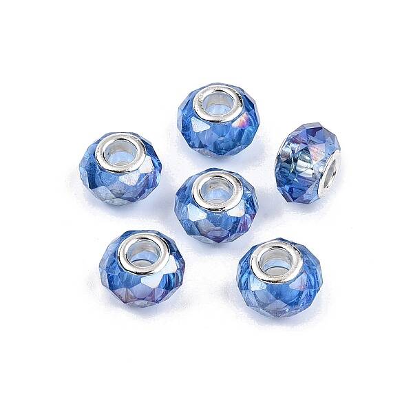 Transparent Glass European Beads