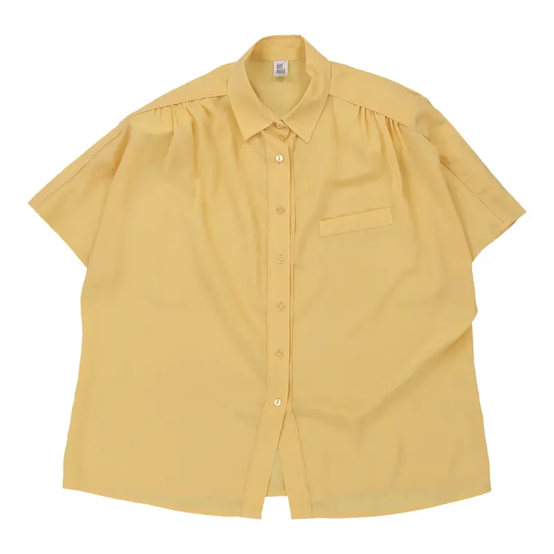 Del Mod Short Sleeve Shirt - 2XL Yellow Polyester