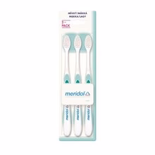 Meridol Set of 3 soft toothbrushes