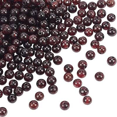Natural Garnet Beads Strands