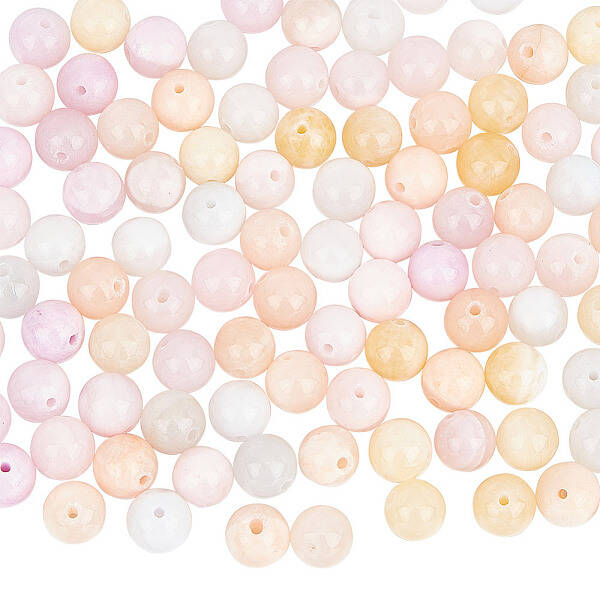 2 Strands Natural Yellow Jade Beads Strands