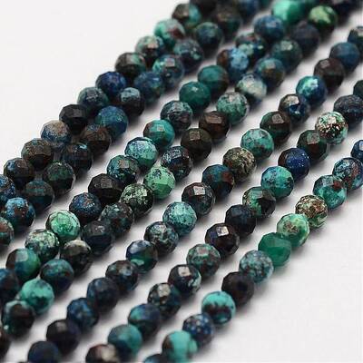 Natural Chrysocolla Beads Strands
