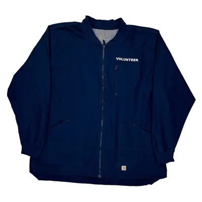 Volunteer Carhartt Jacket - Large Navy Polyester