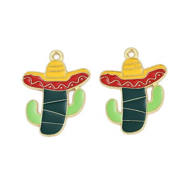 Cinco De Mayo Theme Alloy Enamel Pendants