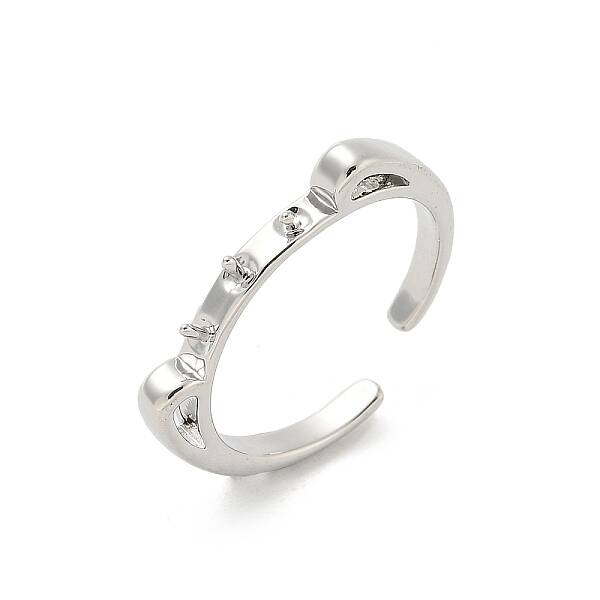 Brass Open Cuff Ring Settings