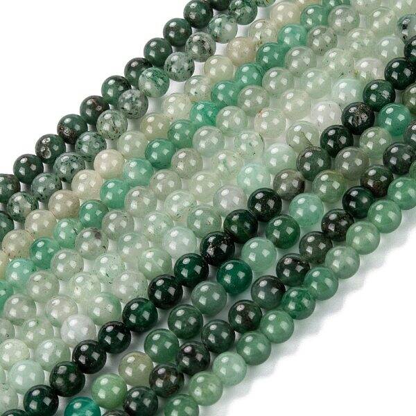 Natural Green Aventurine Beads Strands