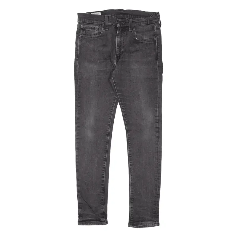 LEVI'S 519 BIG E Jeans Grey Denim Slim Skinny Mens W28 L29