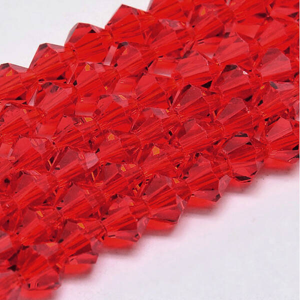 Transparent Glass Beads Strands
