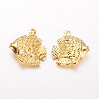 Fish Brass Pendants
