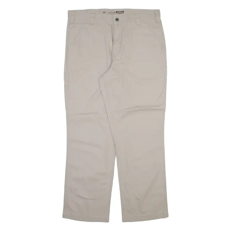 CARHARTT Mens Trousers Grey Relaxed Straight W36 L30